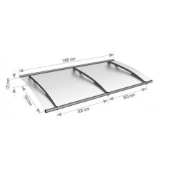 White Frame 1.9 m Wide White Frame 1.9 m Wide