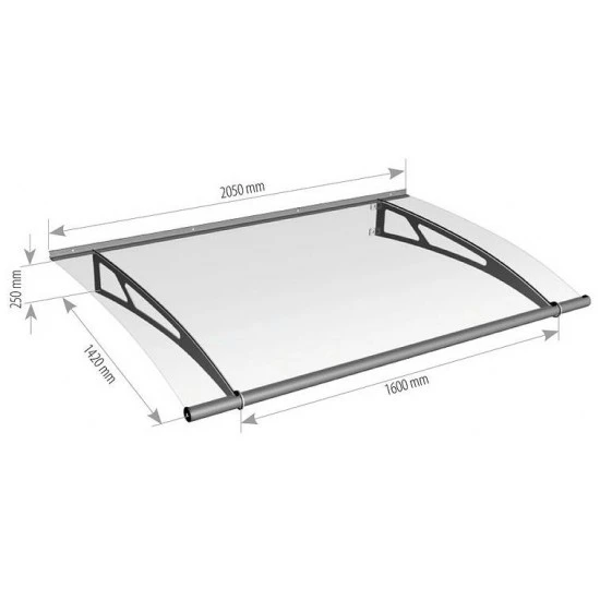 Large Powder Coated White Frame