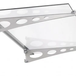 1500mm Flat Glass Door Canopy