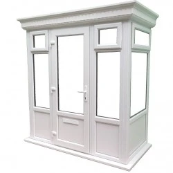 2.0m X 1.0m PVC Porch GRP Porch