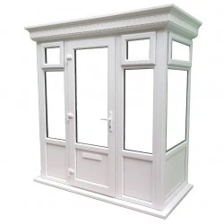 2.0m X 1.0m PVC Porch GRP Porch
