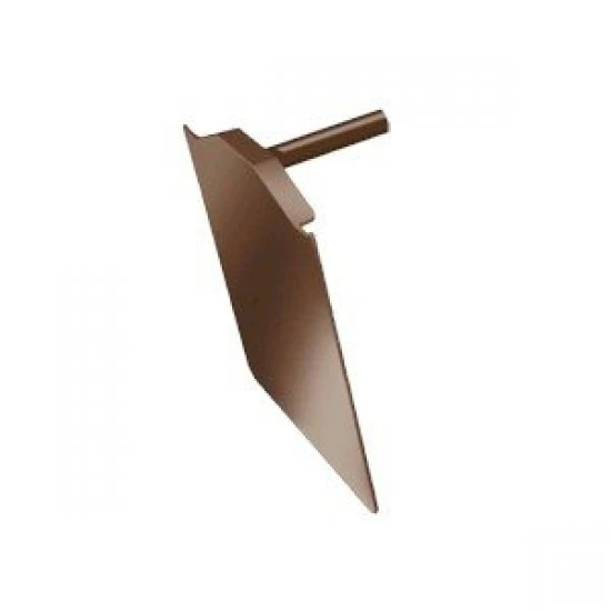 End Cap for Snap Down Bar White or Brown 