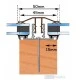 Polycarbonate/ Glazing Bar White Timber Supported - All Sizes 