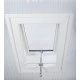 Polycarbonate/ Conservatory Roof Vent White For 25 mm 