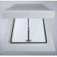 Polycarbonate/ Conservatory Roof Vent White For 25 mm 