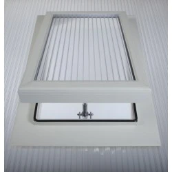 Conservatory Roof Vent White - For 16 mm Polycarbonate