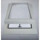 Polycarbonate/ Conservatory Roof Vent White For 25 mm 