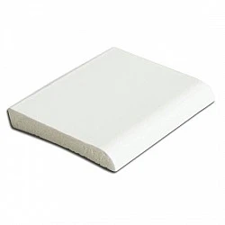 White 40mm uPVC Flat Back 