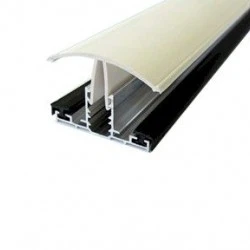 White Roof Bars For 25mm to 35mm Polycarbonate/ All Sizes