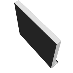 18mm x 175mm Magnum Square Leg Black