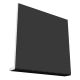 Plain Black 10mm x 175mm Square Leg Smooth Black