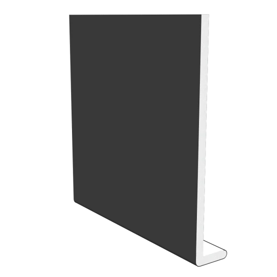 Plain Black 10mm x 175mm Square Leg Smooth Black