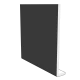 Plain Black 10mm x 175mm Square Leg Smooth Black