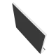 Plain Black 10mm x 175mm Square Leg Smooth Black