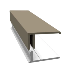 Argyl Brown 2-Part Edge Trim - 3 Metre