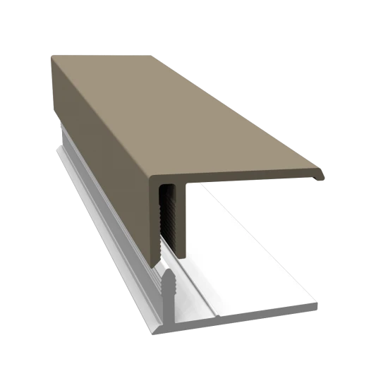 Argyl Brown 2-Part Edge Trim - 3 Metre