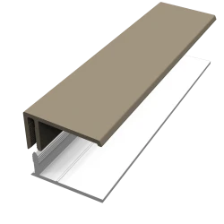 Argyl Brown 2-Part Edge Trim - 3 Metre Argyl Brown 2-Part Edge Trim - 3 Metre