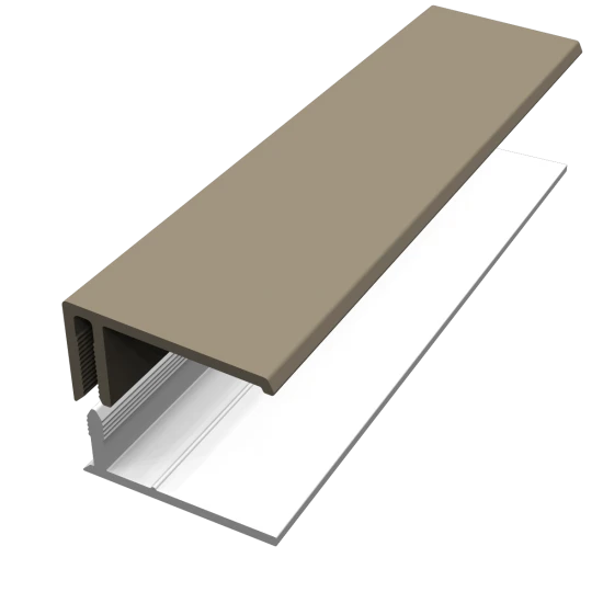 Argyl Brown 2-Part Edge Trim - 3 Metre