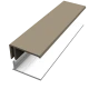Argyl Brown 2-Part Edge Trim - 3 Metre
