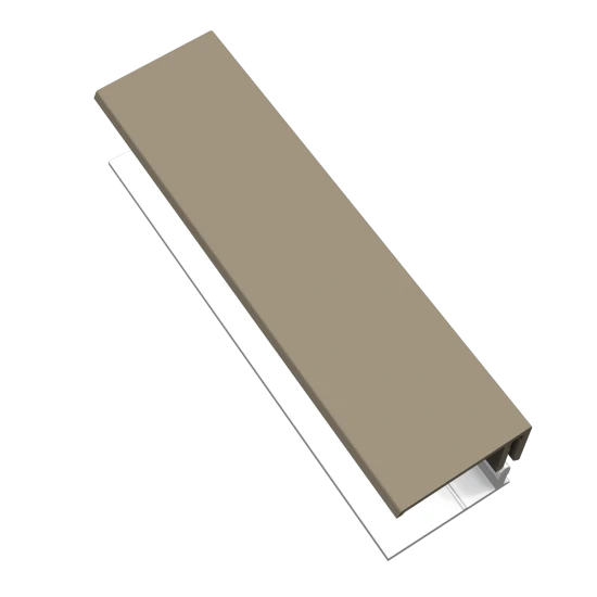 Argyl Brown 2-Part Edge Trim - 3 Metre