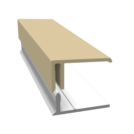 Cappuccino 2-Part Edge Cladding Trim - 3 Metre Cappuccino 2-Part Edge Cladding Trim - 3 Metre
