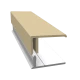 Cappuccino 2-Part Edge Cladding Trim - 3 Metre Cappuccino 2-Part Edge Cladding Trim - 3 Metre