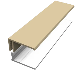 Cappuccino 2-Part Edge Cladding Trim - 3 Metre Cappuccino 2-Part Edge Cladding Trim - 3 Metre