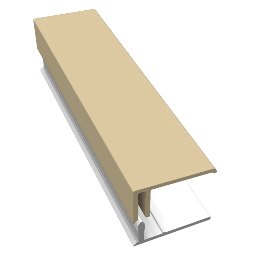 Cappuccino 2-Part Edge Cladding Trim - 3 Metre Cappuccino 2-Part Edge Cladding Trim - 3 Metre
