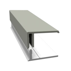 Misty Grey 2-Part Edge Trim - 3 Metre