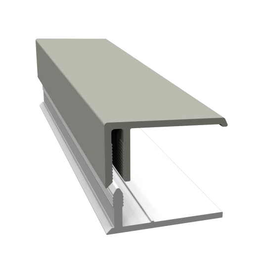 Misty Grey 2-Part Edge Trim - 3 Metre