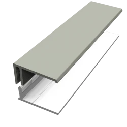 Misty Grey 2-Part Edge Trim - 3 Metre Misty Grey 2-Part Edge Trim - 3 Metre