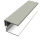Misty Grey 2-Part Edge Trim - 3 Metre