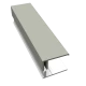 Misty Grey 2-Part Edge Trim - 3 Metre