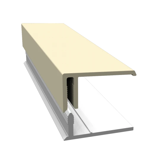 Pale Gold 2-Part Edge Cladding Trim - 3 Metre Pale Gold 2-Part Edge Cladding Trim - 3 Metre