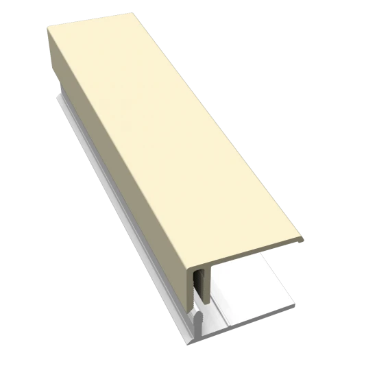 Pale Gold 2-Part Edge Cladding Trim - 3 Metre Pale Gold 2-Part Edge Cladding Trim - 3 Metre