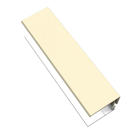 Pale Gold 2-Part Edge Cladding Trim - 3 Metre Pale Gold 2-Part Edge Cladding Trim - 3 Metre