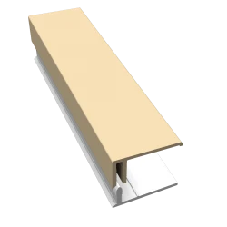Sand 2-Part Edge Cladding Trim - 3 Metre