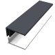 Slate Grey 2-Part Edge Trim - 3 Metre