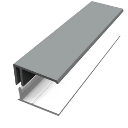 Storm Grey 2-Part Edge Trim - 3 Metre
