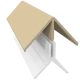 Cappuccino 2-Part External Corner Trim - 3 Metre