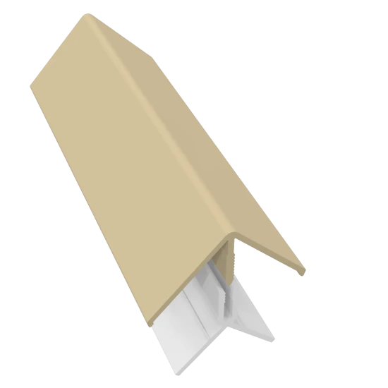 Cappuccino 2-Part External Corner Trim - 3 Metre
