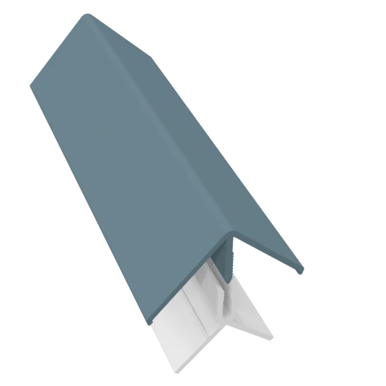 Colonial Blue 2-Part External Corner Trim - 3 Metre
