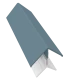 Colonial Blue 2-Part External Corner Trim - 3 Metre