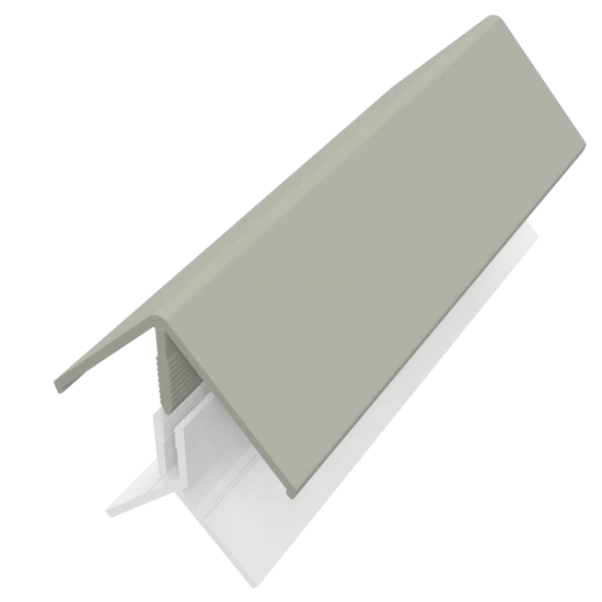 Misty Grey 2-Part External Corner Trim - 3 Metre