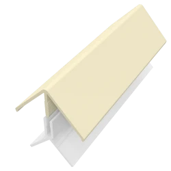 Pale Gold 2-Part External Corner Trim - 3 Metre