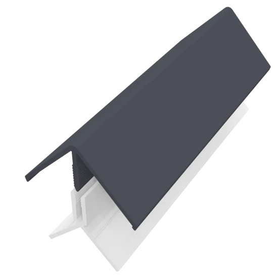 Slate Grey 2-Part External Corner Trim - 3 Metre