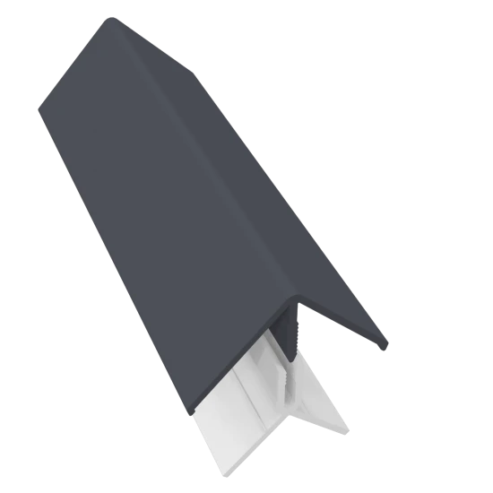 Slate Grey 2-Part External Corner Trim - 3 Metre