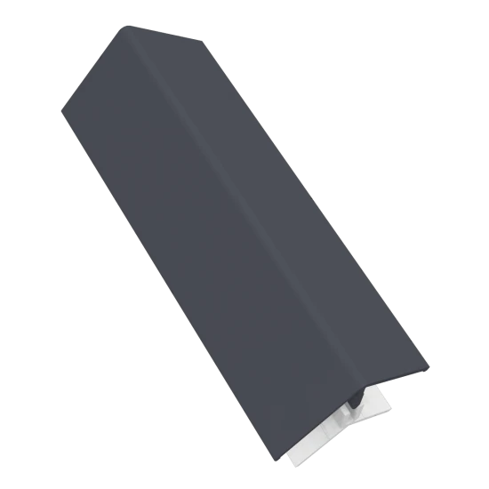 Slate Grey 2-Part External Corner Trim - 3 Metre