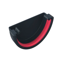 Deepflow/ Anthracite Grey External Stopend RAL 7016 uPVC