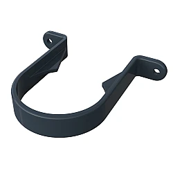 Black - Round Pipe Clip (Stand-Off) - uPVC